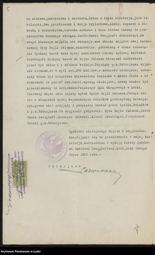 Obraz 7 z jednostki ""Tanio" wł. Chil Mune i S-ka- sprzedaż towarów dzianych"