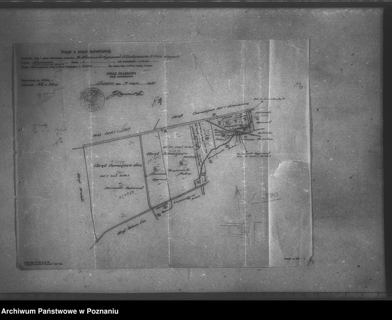 image.from.unit.number "/Majętność Czerniejewo własność Hr. Skórzewski kopie map katastralnych, wyciągi katastralne itp. powiatu gnieźnieńskiego"