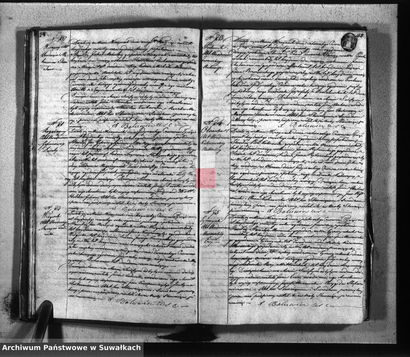 image.from.unit.number "Duplikat parafii wiżayńskiey urodzonych, zaślubionych i umarłych 1834 roku"