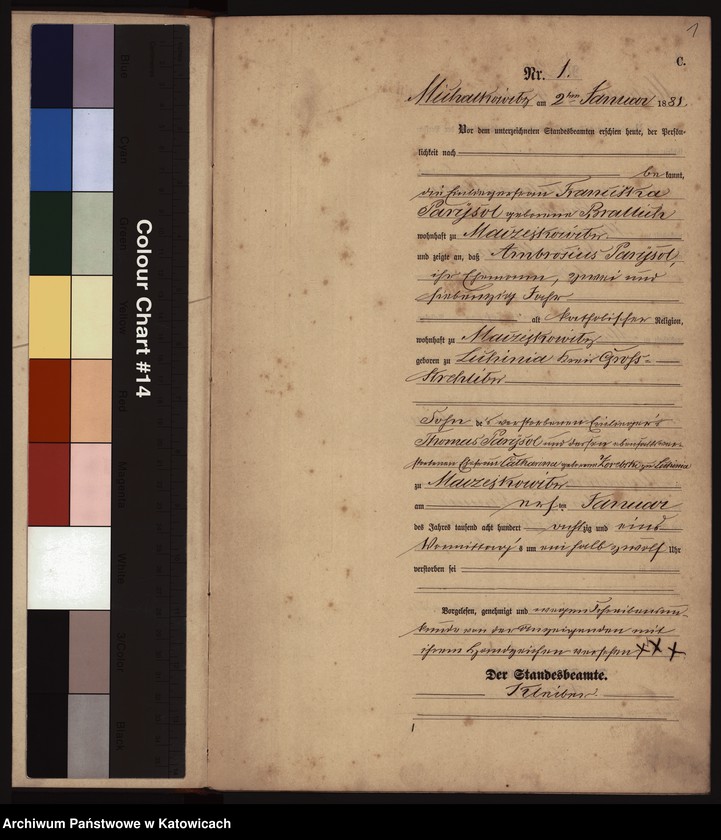 Obraz 4 z jednostki "[Księga zgonów za rok 1881, nr 1-52]"