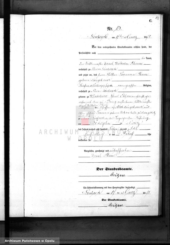 image.from.unit.number "Sterbe-Neben-Register des Standes Amt Leubusch pro 1878"