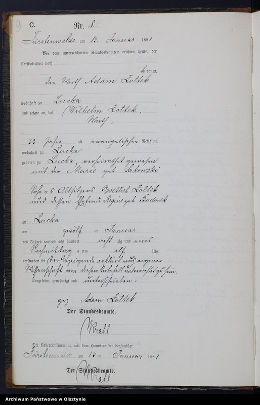image.from.unit.number "Sterbe-Neben-Register Nr 1 - 150"