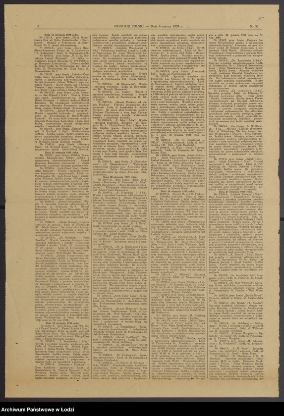 Obraz 17 z jednostki "Jechiel Szmulewicz, Gołda Mindla Szmulewicz – wyrób i sprzedaż towarów włókienniczych"