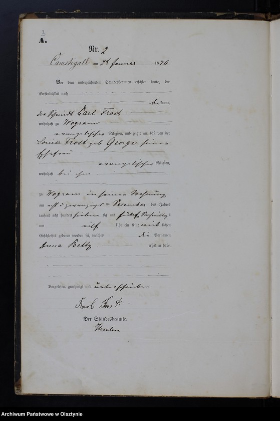 image.from.unit.number "Geburts-Haupt-Register Tom I,Nr 1 - 106"