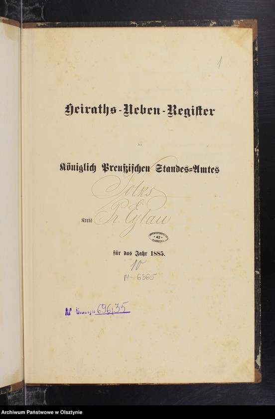 image.from.unit.number "Heiraths-Neben-Register Nr 1 - 8"