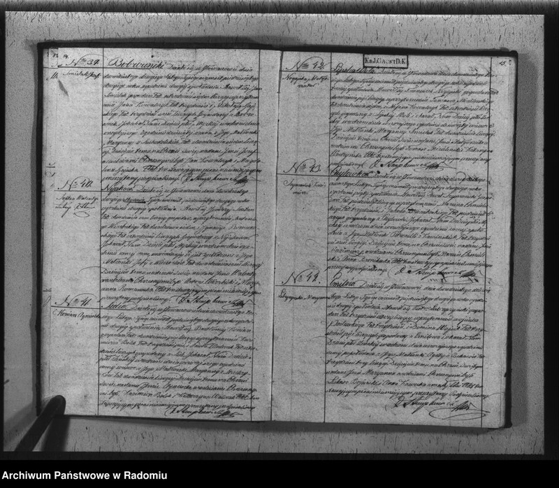 image.from.unit.number "Duplikat akt urodzonych, zaślubionych i zmarłych z parafii Głowaczów w roku 1852"