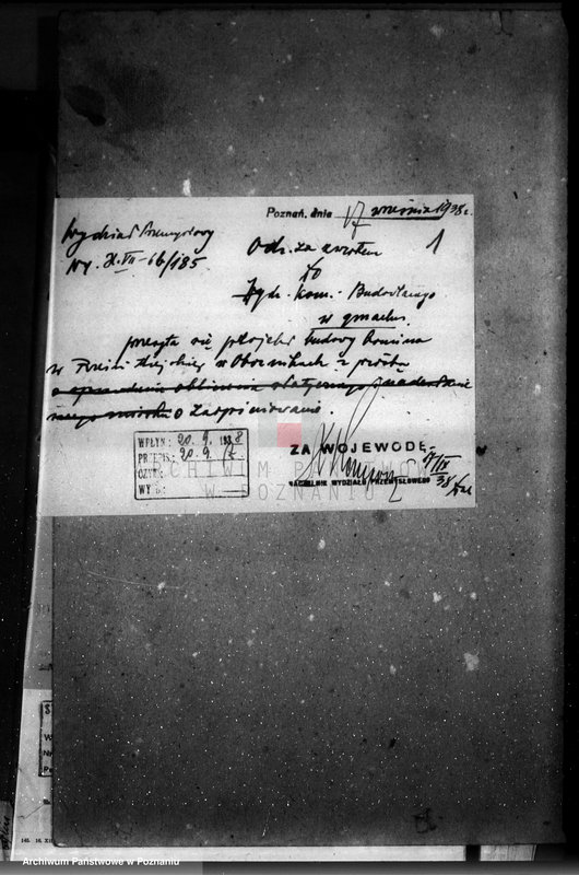 Obraz 5 z jednostki "Zatwierdzenie Rzeźni Miejskiej w Obornikach"