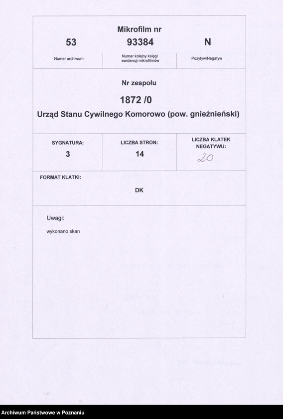Obraz 19 z jednostki "Księga zgonów"
