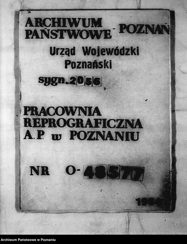 Obraz 1 z jednostki "Majątek Miedzyń powiatu bydgoskiego parcelacja oddłużeniowa"