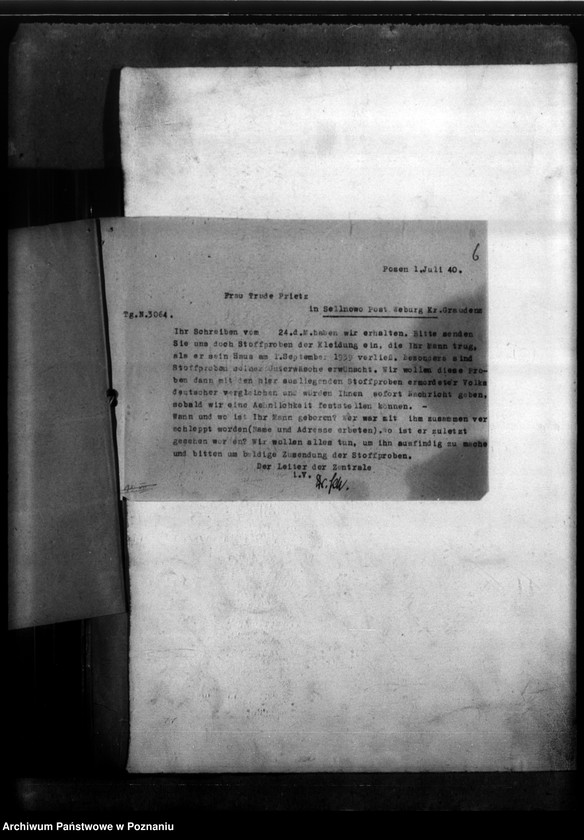 Obraz 10 z jednostki "Paul Pietz aus Sellnowo, post Weburg, Kreis Grandenz (Grudziądz)"