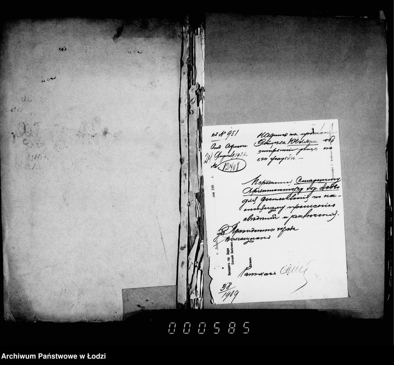 Obraz 5 z jednostki "Ob otkrytji novych ulic po zemljam prisoedinennym k gorodu Lodzi"