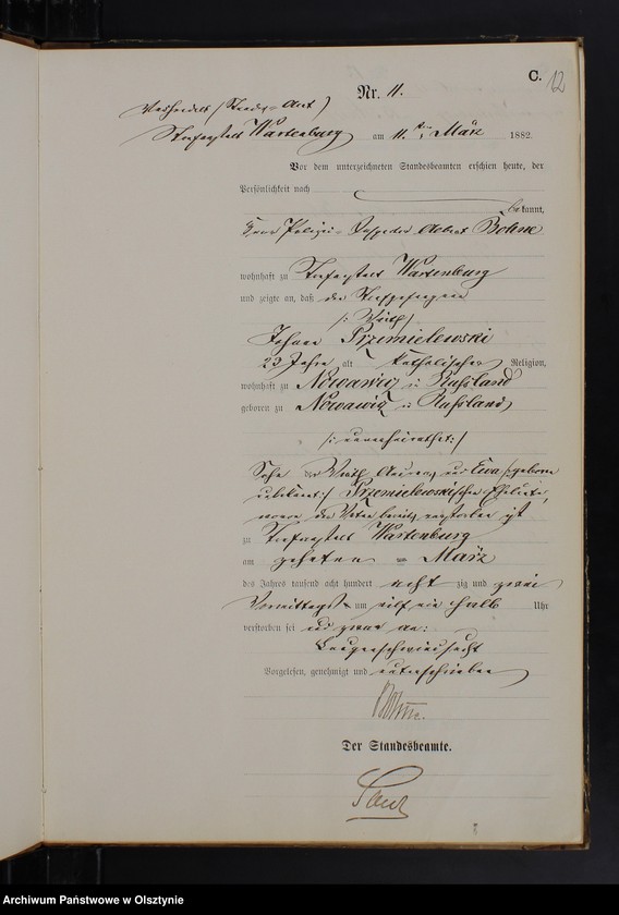 image.from.unit.number "Sterbe-Haupt-Register Nr 1 - 42"