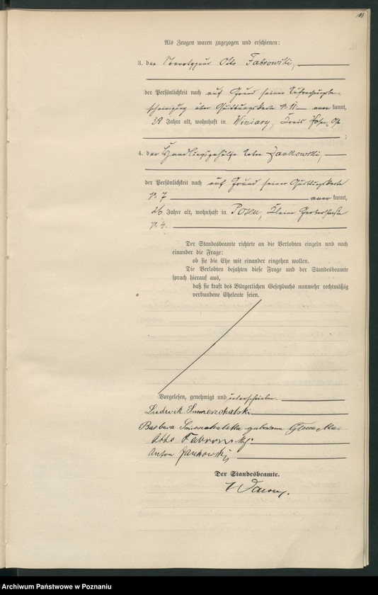 Obraz 14 z jednostki "Księga małżeństw tom III"