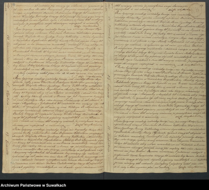 Obraz 12 z jednostki "Akta Urodzenia Stanu Cywilnego Gminy Kaletnickiey, od 1-go dnia Stycznia do ostatniego dnia Grudnia Roku 1823"