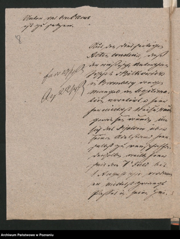 Obraz 11 z jednostki "A. betr. den polnischen Flüchtling Josef von Bilikiewicz aus Burbiczki /Wilno/"