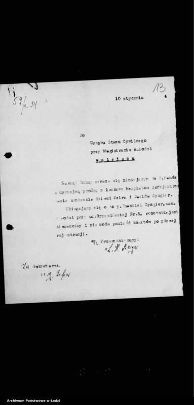 Obraz 17 z jednostki "Urząd Stanu Cywilnego"