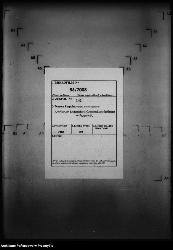 Obraz 2 z jednostki "[Kopie ksiąg metrykalnych parafii Wierzchomla Wielka z filiami Wierzchomla Mała, Zubrzyk (dekanat Muszyna)]"