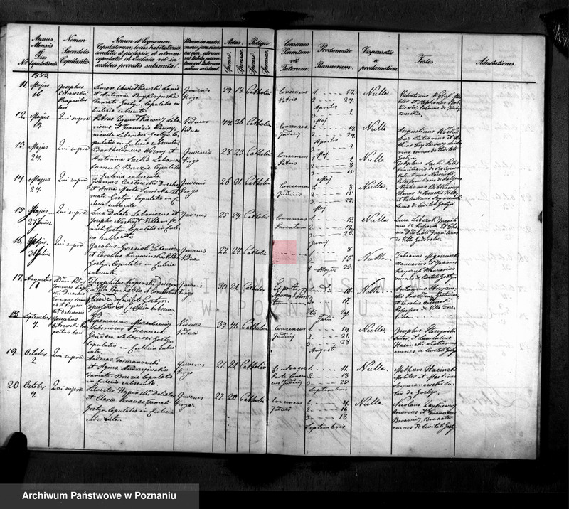 Obraz 17 z jednostki "Liber baptisatorum, copulatorum, mortuorum"