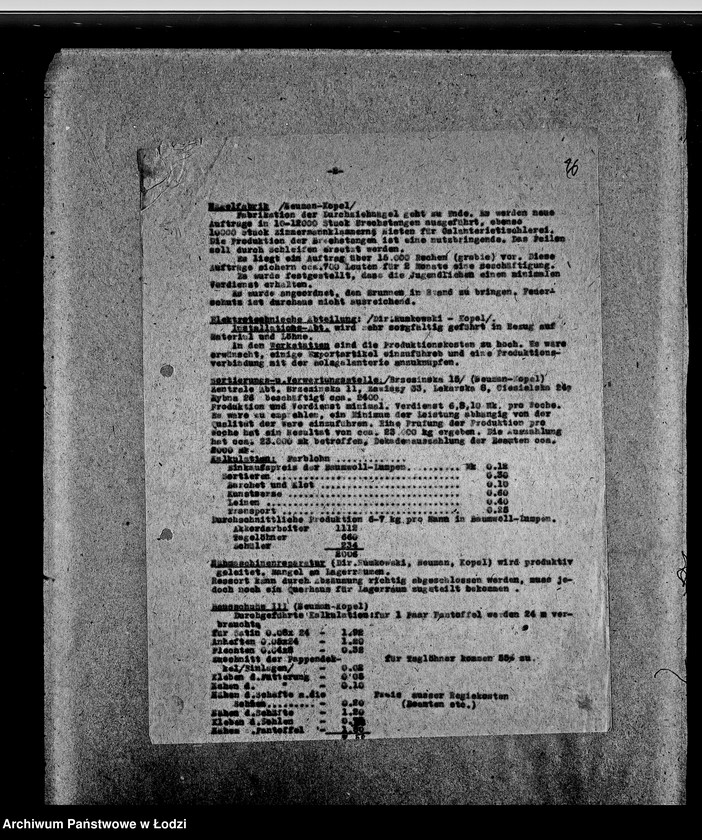 Obraz 20 z jednostki "[Instrukcje kontrolne, regulaminy Najwyższej Izby Kontroli, protokoły posiedzeń, spisy pracowników, listy obecności]"