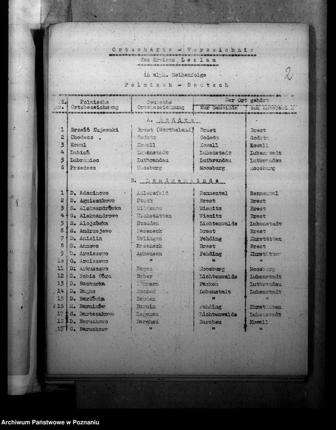 Obraz 7 z jednostki "Zmiany nazw miejscowości w powiecie włocławskim"