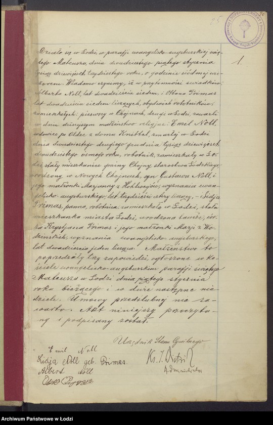 Obraz 3 z jednostki "Akta małżeństw"