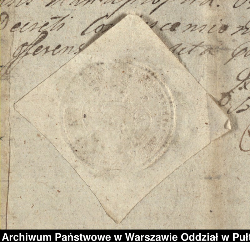 image.from.unit.number "Ekstrakty z ks. gr. bobrownickich i gr. płockich oblaty dekretu sądu kondescensorialnego i manifestacji, dotyczące procesu z 1723 roku między konwentem a sędzią ziemskim płockim Janem Rosciszewskim o wykupienie trzymanych w zastawie przez klasztor dóbr Zalesie"