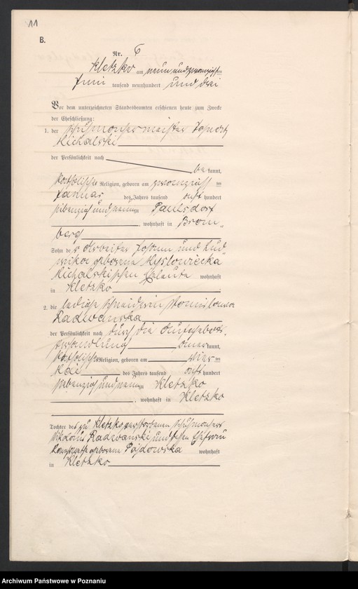 Obraz 14 z jednostki "Heiraths-Hauptregister"