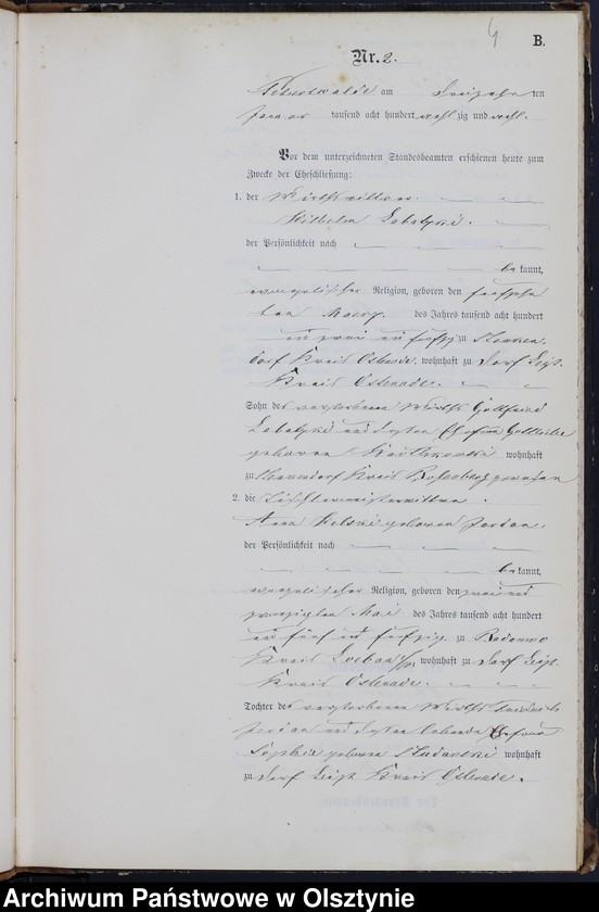 image.from.unit.number "Heiraths-Neben-Register Nr 1 - 38"