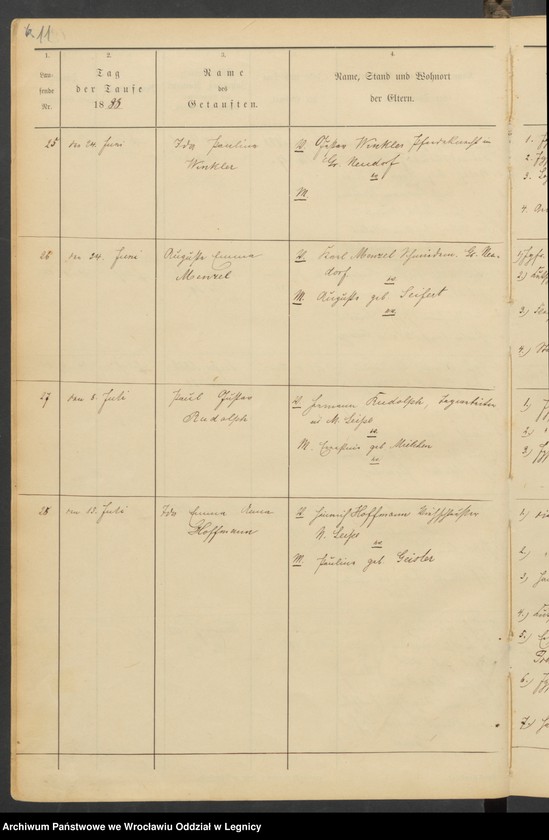 image.from.unit.number "Tauf-Register der evangelischen Kirche zu Leipe"