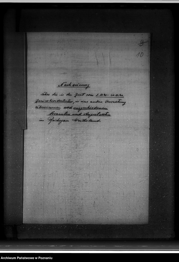 Obraz 15 z jednostki "Erfassung und Überprüfung der Beamten und Angestellten der kommunalen Behörden"