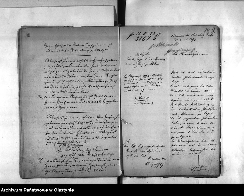 image.from.unit.number "Regierungs-Assessor Graf zu Dohna [Carl Wilhelm Reinhold] Landrathsverwalter in Braunsberg"