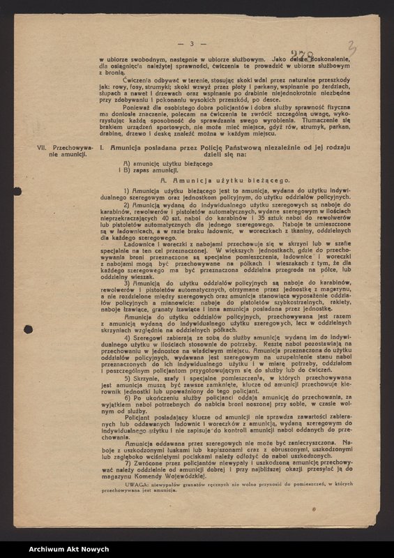 Obraz 11 z jednostki "[Rozkazy Komendanta Głównego Policji Państwowej]"