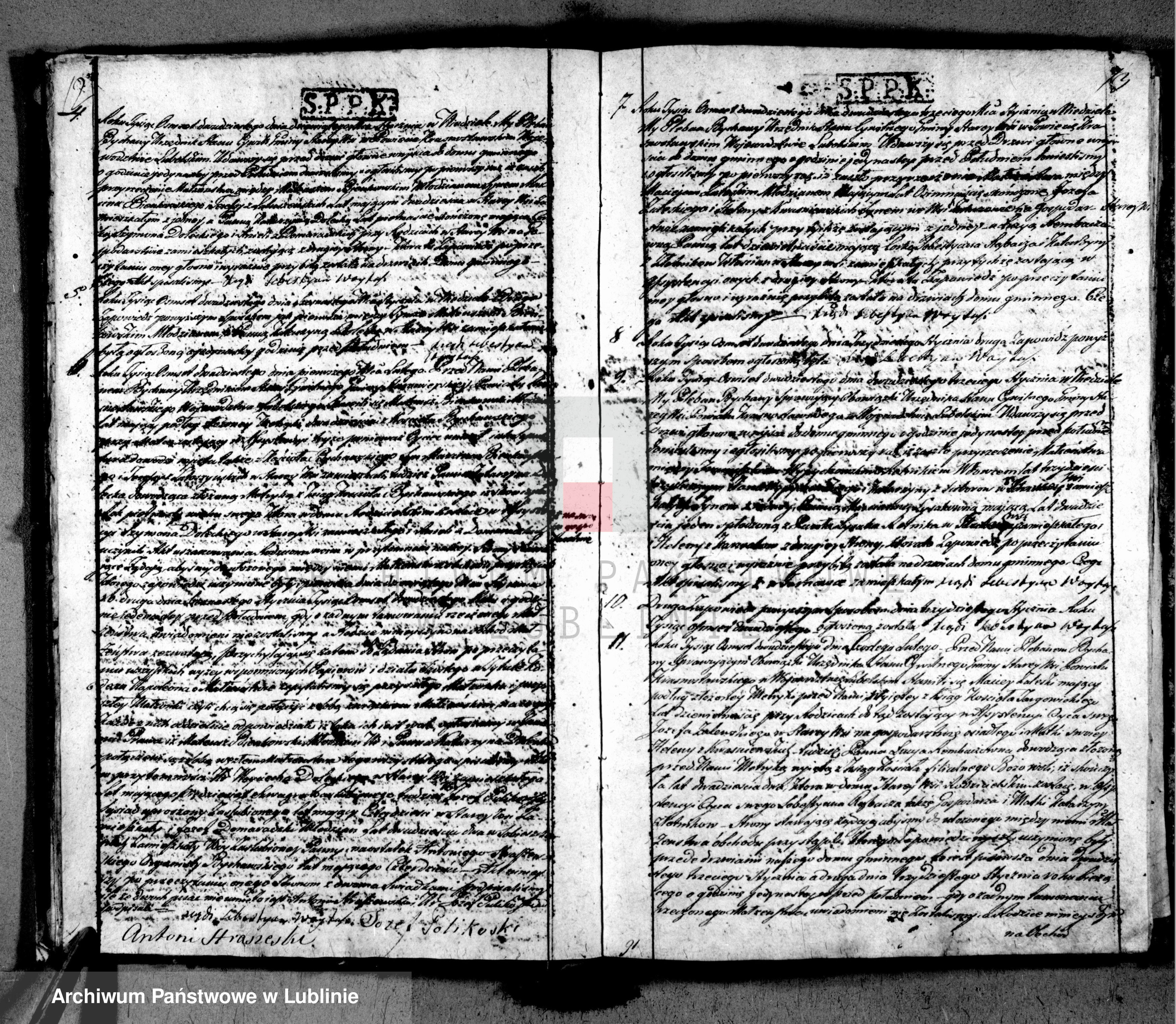 Skan z jednostki: Księga urodzeń, zapowiedzi, małżeństw i zgonów gminy Stara Wieś