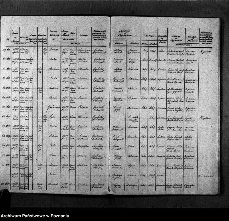 Obraz 16 z jednostki "Duplicatum copulatorum, baptisatorum, mortuorum"