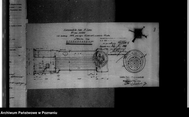 Obraz 12 z jednostki "Tartak R. Nitschego w Boruji Starej powiat wolsztyński nr woj. 6050 pop. własność Landwirtschaftliche Zentral-Genossenschaft Międzychód"