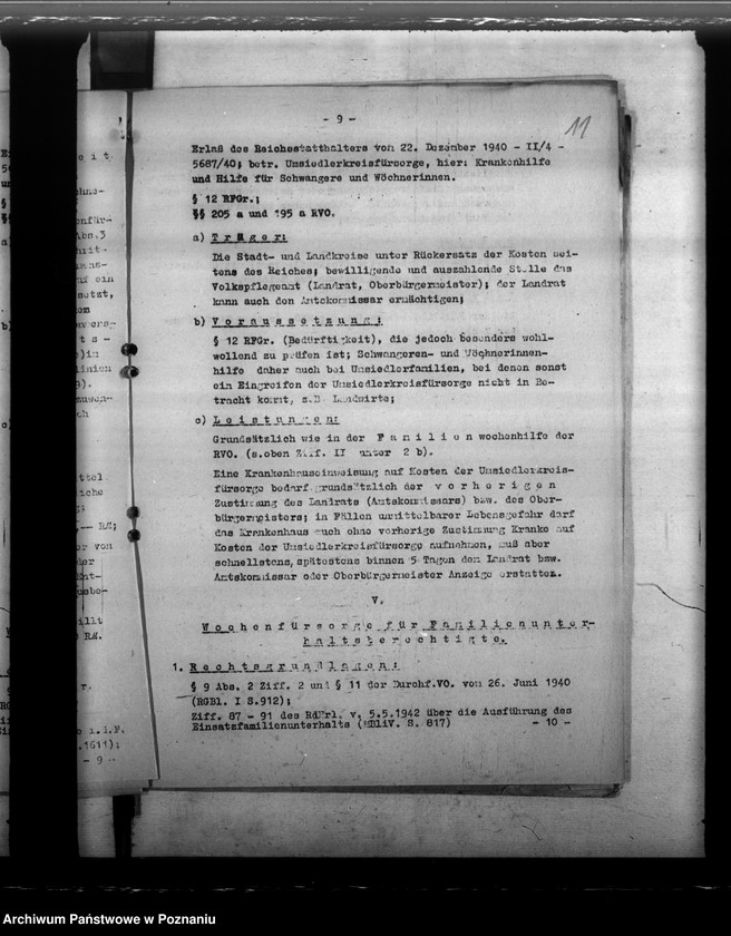 Obraz 15 z jednostki "Gesundheitspflege für werdende Mutter. Musterung der Wehrpflichtigen. Fliegenbekämpfung - Gesundheitliche Betreuung der Zivilbevölkerung"