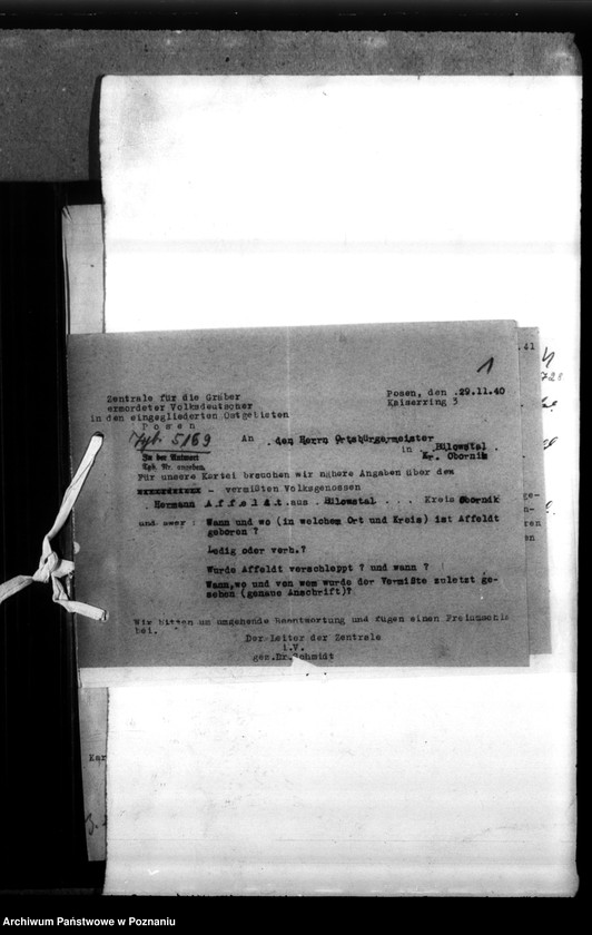 Obraz 5 z jednostki "Hermann Affeldt aus Bülowstal, Kreis Obornik (Oborniki)"