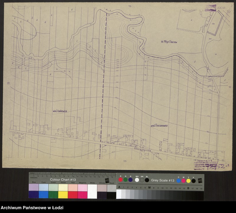 Obraz 1 z jednostki "Plan m. Łodzi 1: 2000. Sekcja SW 86"