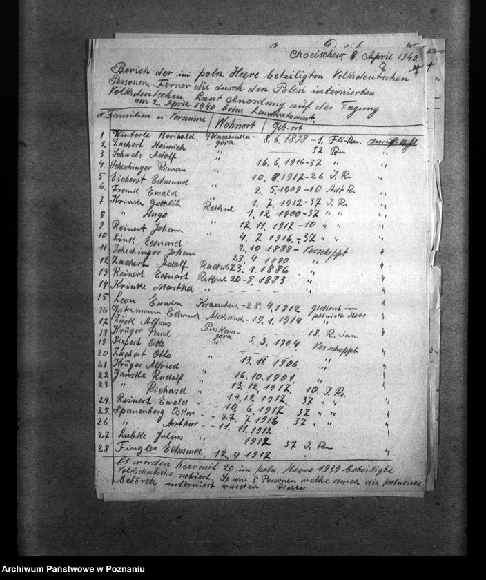 Obraz 12 z jednostki "Amtliche Meldungen Kreis Lentschütz (Łęczyca)"