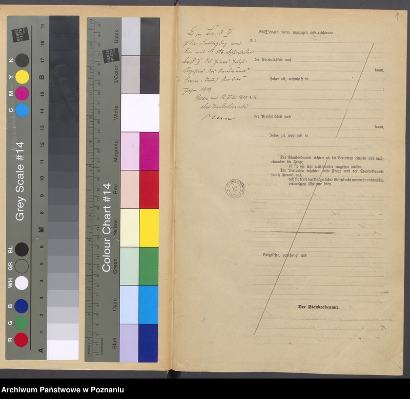 Obraz 3 z jednostki "Księga miejscowa małżeństw tom IV[Rejestr główny małżeństw]"