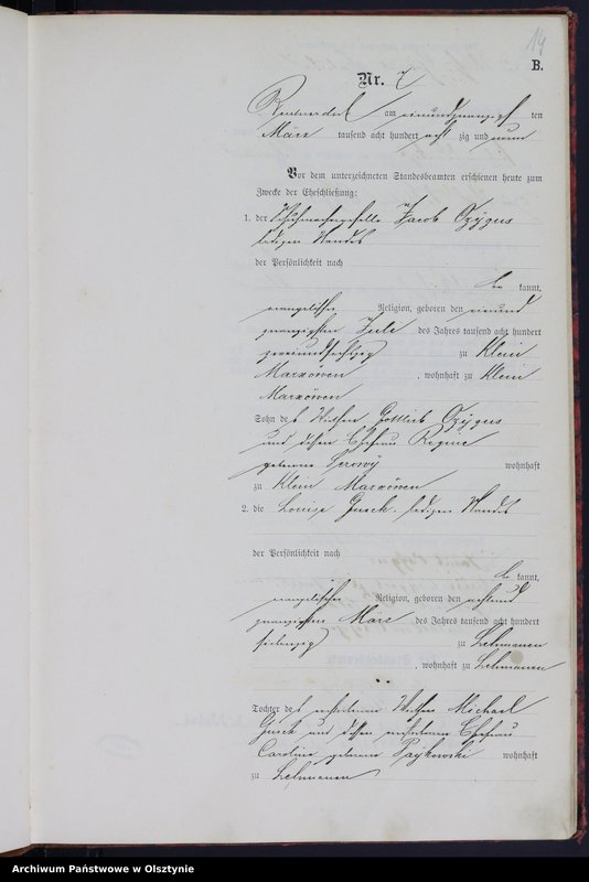 image.from.unit.number "Heiraths-Haupt-Register Nr 1 - 53"