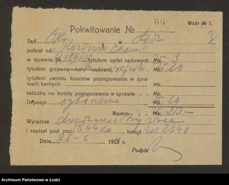 Obraz 9 z jednostki "Chaim Kozłowski- sprzedaż żelaza"