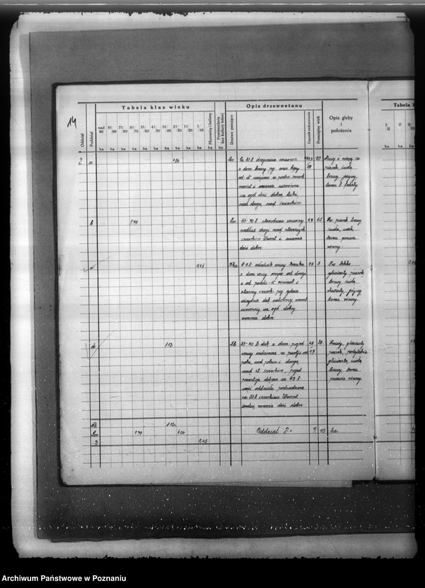 Obraz 18 z jednostki "Plan urządzenia gospodarstwa leśnego lasu majątku Strzępiń w powiecie nowotomyskim 1932-1942"