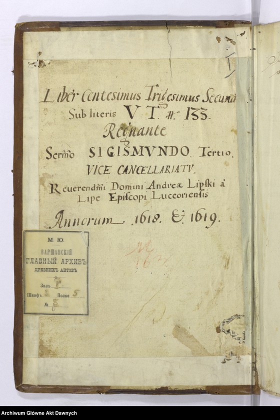 image.from.unit.number ""Regestrum secundum privilegiorum - - ad relationem - - Andreae Lipski a Lipe - - R.P. vicecancellarii"."