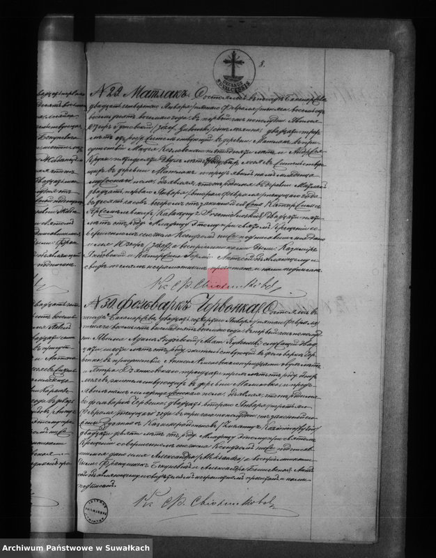 Obraz 19 z jednostki "Duplikat Bakalarževskogo Rim. Kat. prichoda Uroždennych, Brakosočetavšich i Umeršich s 1888 g."