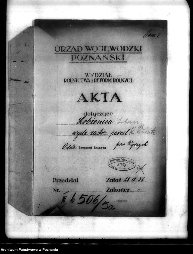 Obraz 4 z jednostki "Majątek Łobżenice powiatu wyrzyskiego wydzielenie zastrzeżonych parcel"