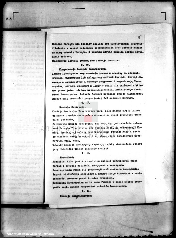 Obraz 19 z jednostki "/Towarzystwo Powstańców Wielkopolskich z 1918/1919 r. w Poznaniu/"