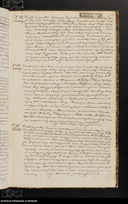 image.from.unit.number "Duplikat Skaładający się z 3-ech Oddziałow z Akt Urodzeń, d-o Zaslubień, d-o Zejscia Parafii Janowieckiej przeznaczony do zapisywania Akt wspomnianych na rok 1840"