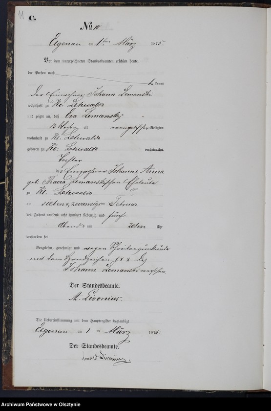 image.from.unit.number "Sterbe-Neben-Register Nr 1 - 65"