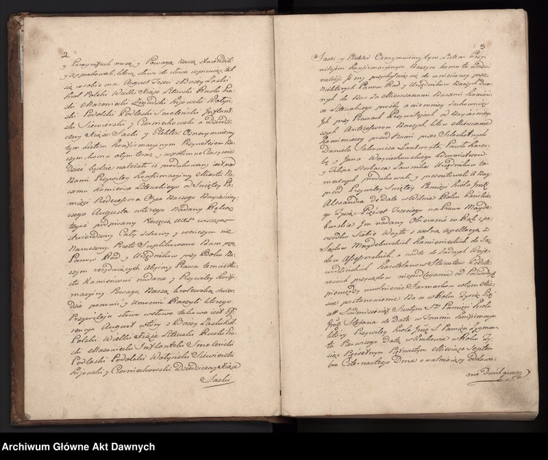 image.from.unit.number "Księga podkanclerzego Joachima Chreptowicza (potwierdzenia przywilejów, nobilitacje, indygenaty)."